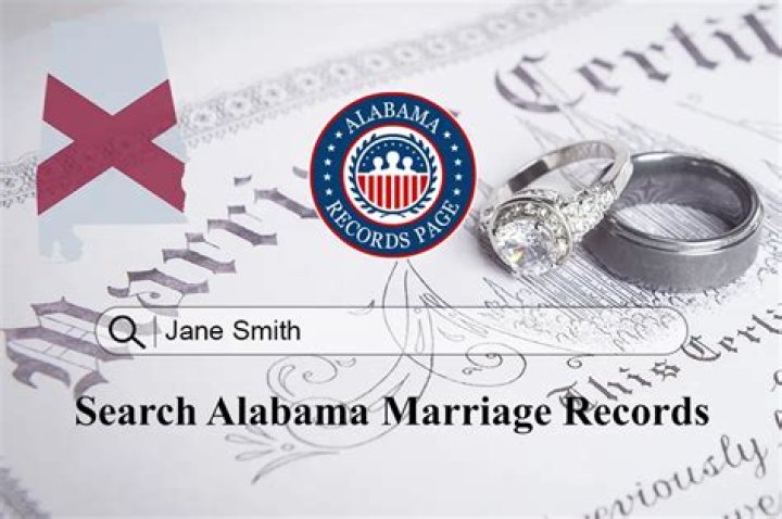 Are marriage records public in Alabama