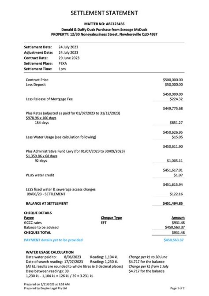 Are settlement charges to seller tax deductible