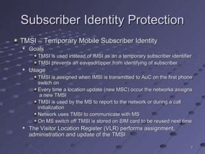 Can help preventing eavesdropper from identifying a GSM user by their IMSI