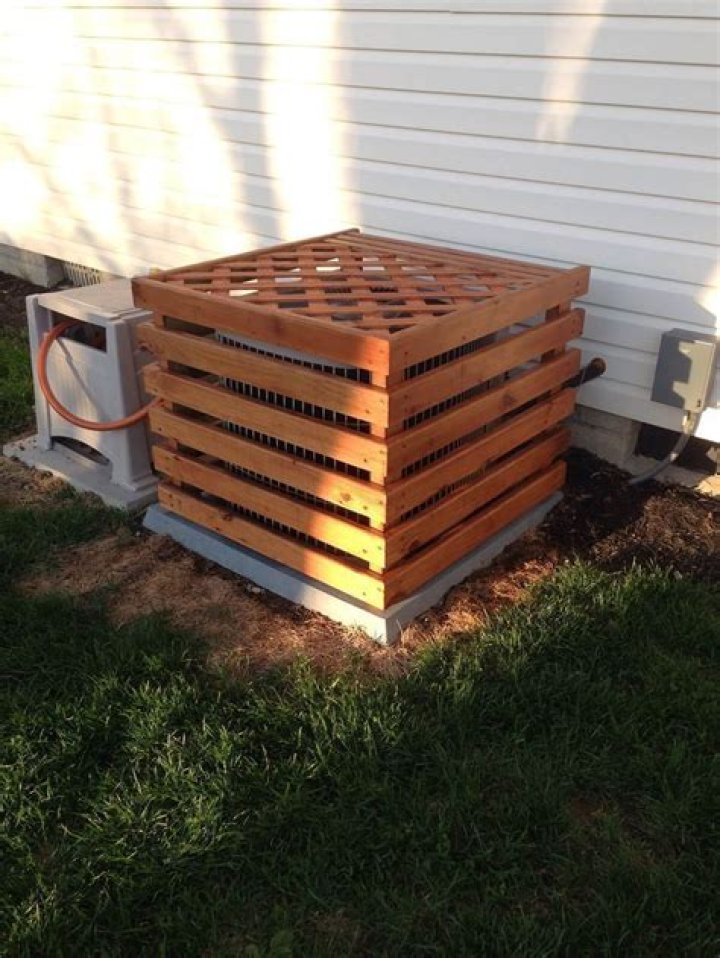 Can you build deck over air conditioner