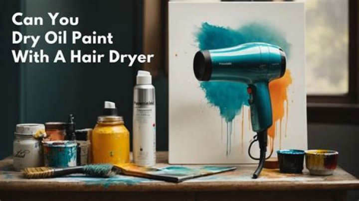 Can you dry paint with a hair dryer