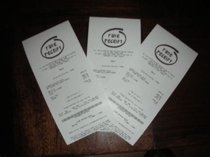 Can you make fake receipts