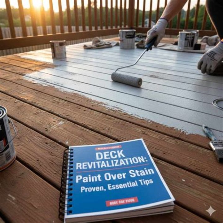 Can you put acrylic deck stain over oil stain