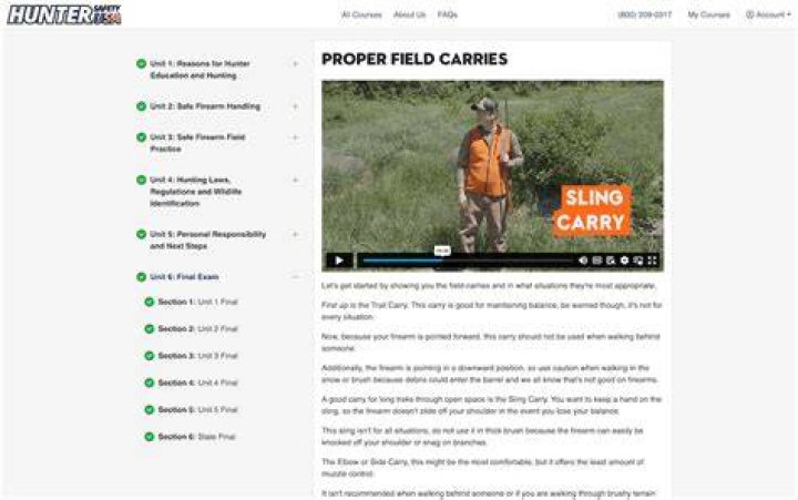 Can you take Illinois hunter safety course online