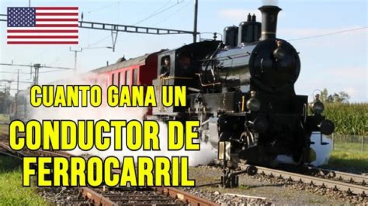 ¿Cuánto cobra un conductor de tren