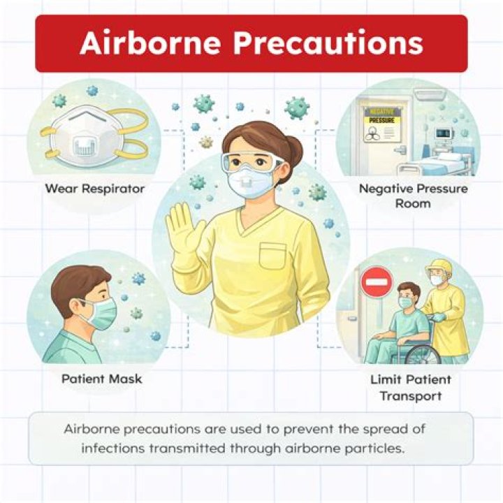 Do airborne precautions require n95