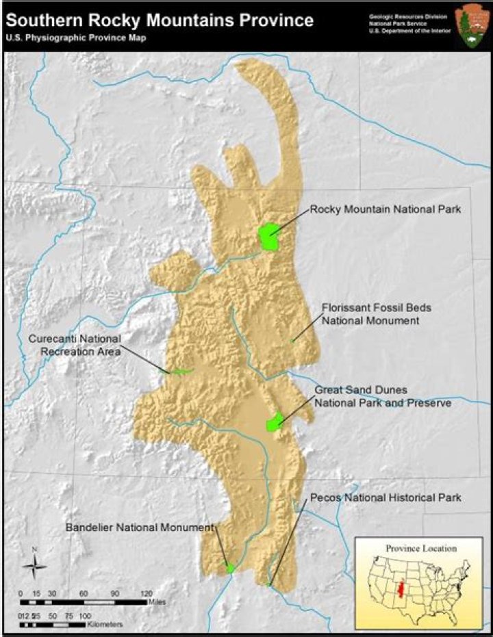 Do the Rocky Mountains extend into Texas