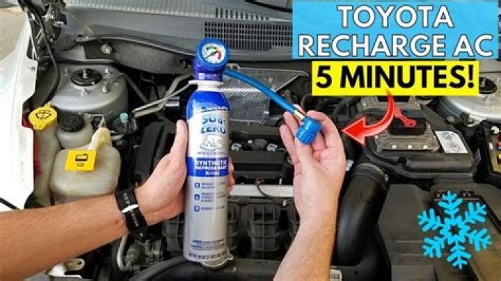 Do you add Freon while the car is running