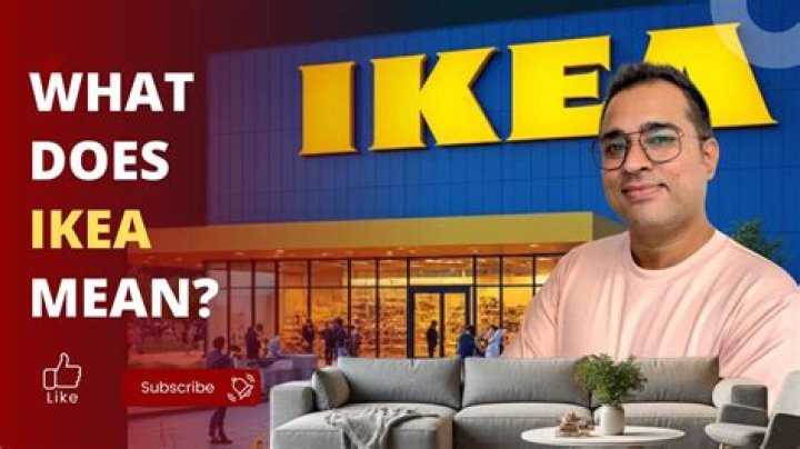 Does IKEA mean anything