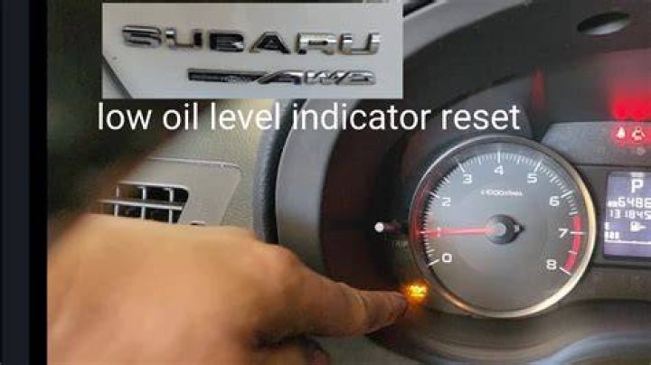 Does Subaru have an oil change light