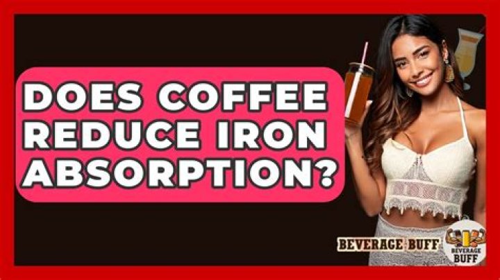 Does tea and coffee reduce iron absorption