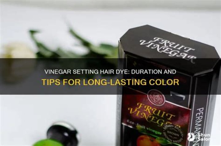 Does vinegar really set dye