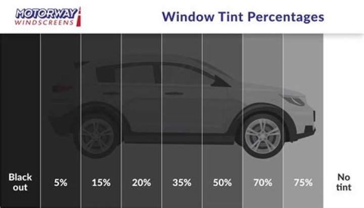 How dark can I tint my back windows