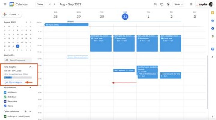How do I change a meeting time in Google Calendar