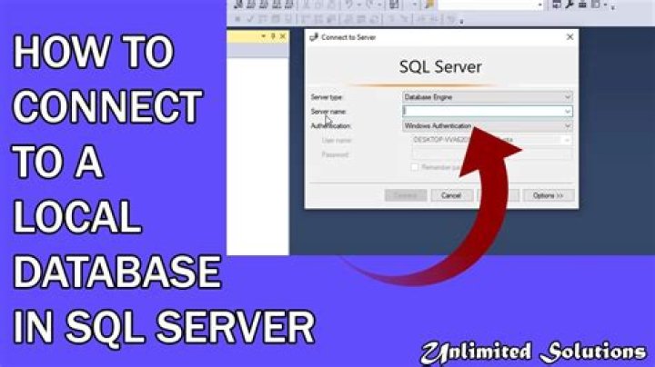 How do I connect to a local SQL Server