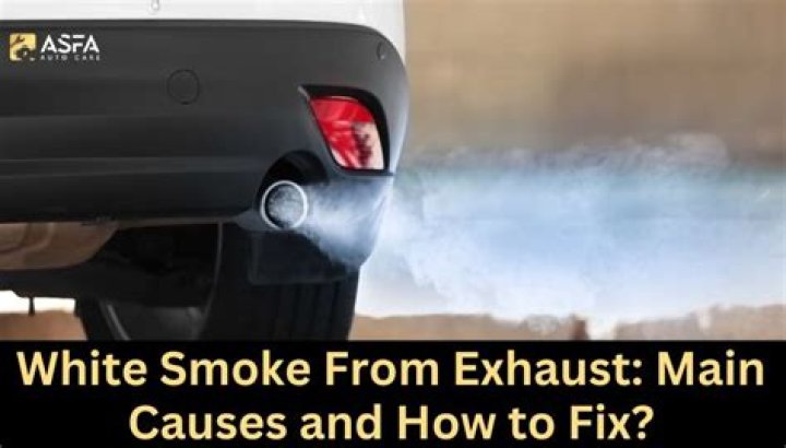 How do I fix white smoke from exhaust