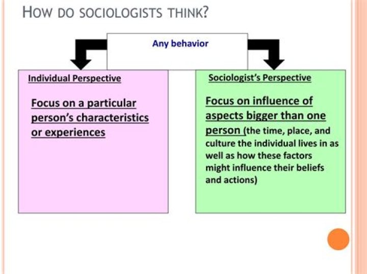 How do sociologists think