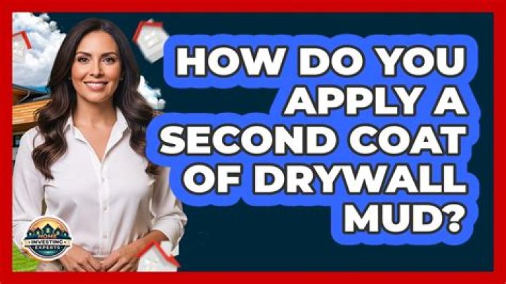 How do you apply a second coat of drywall
