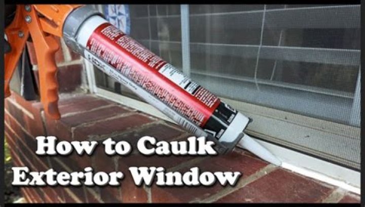 How do you caulk vinyl windows