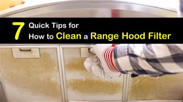 How do you clean Thermador hood filters