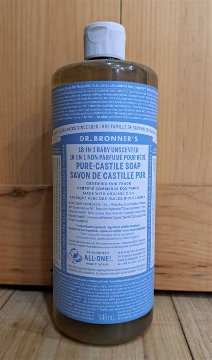 How do you clean with Dr Bronners