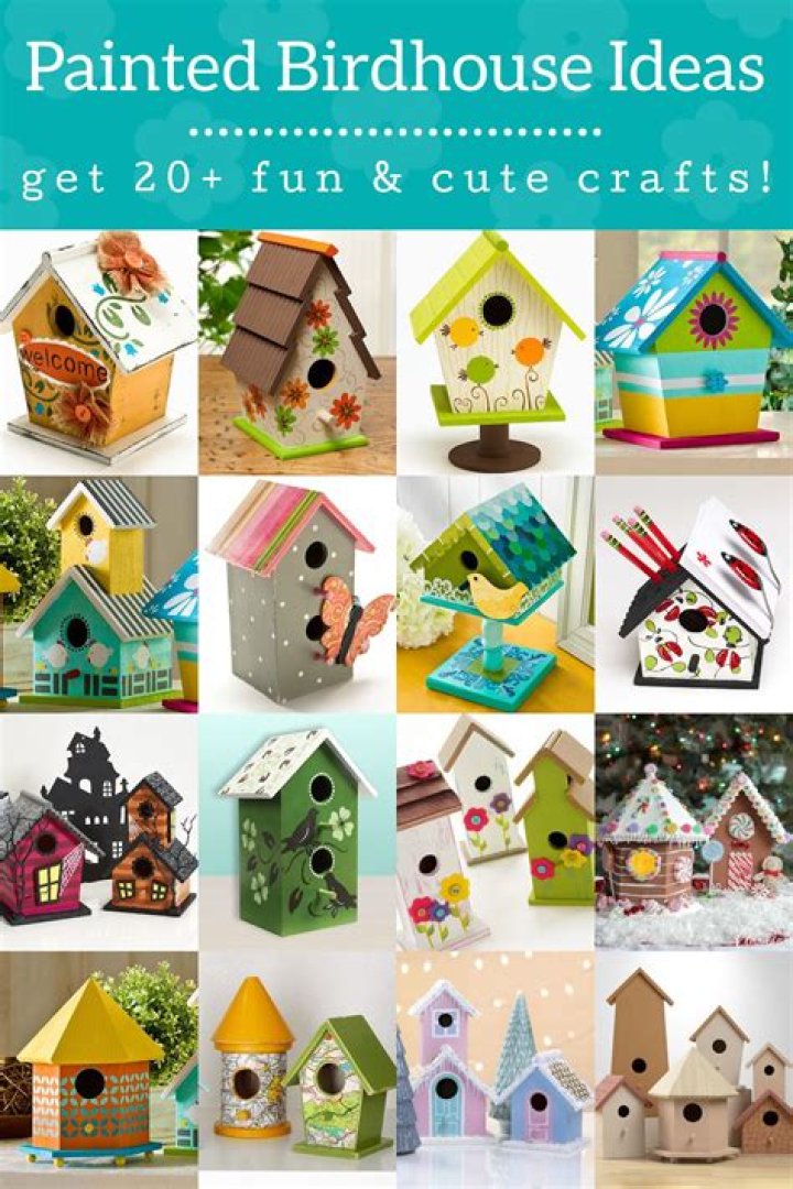 How do you decorate a bird house