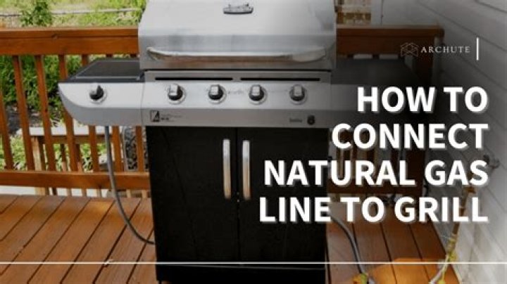 How do you extend a gas line for a grill