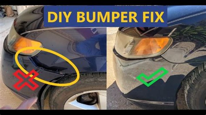How do you fix a chrome bumper