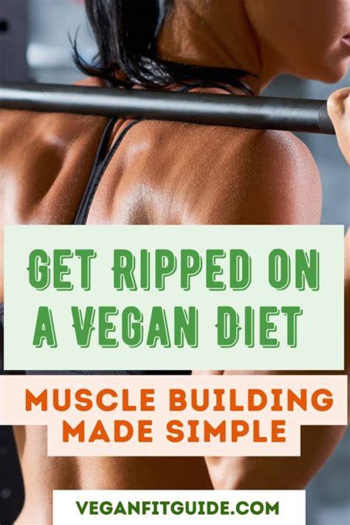 How do you get ripped on a vegan diet