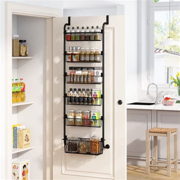 How do you hang a spice rack on the wall