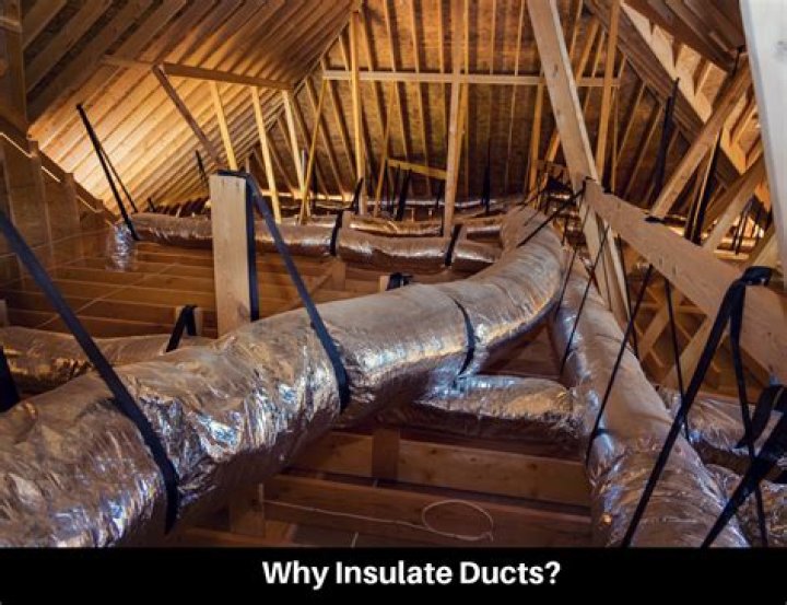 How do you insulate around HVAC ducts