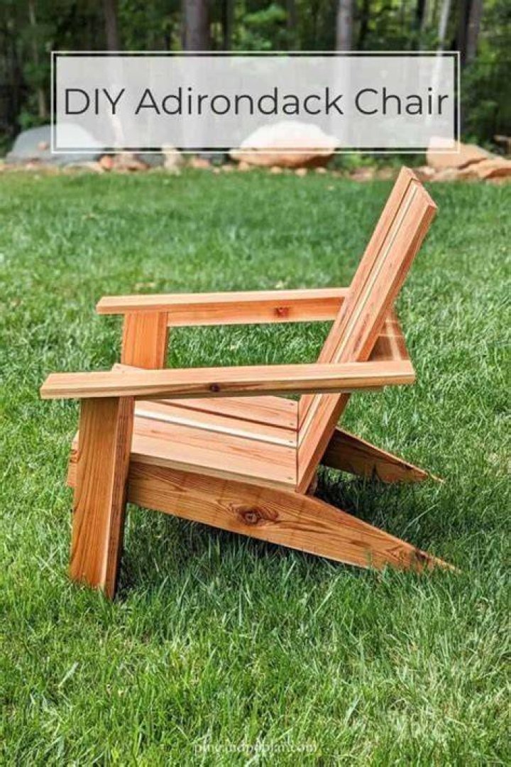 How do you make Adirondack chairs