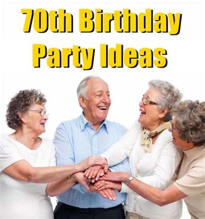 How do you plan a 70th birthday celebration