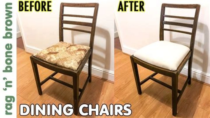 How do you put padding on a dining room chair