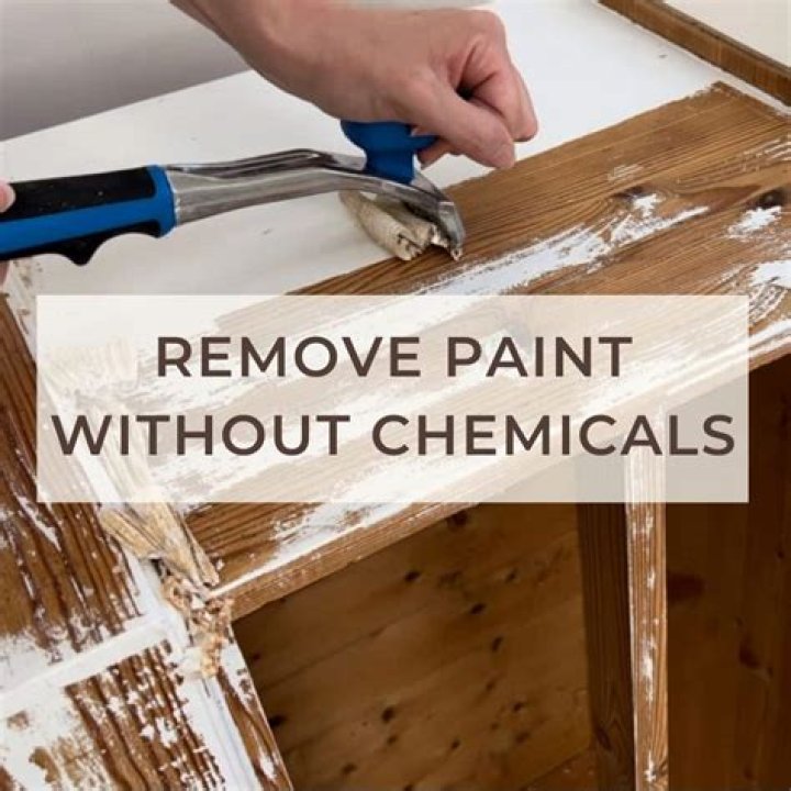 How do you remove paint from plastic guttering