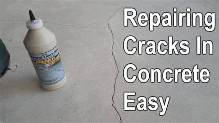 How do you repair a cracked uneven concrete patio