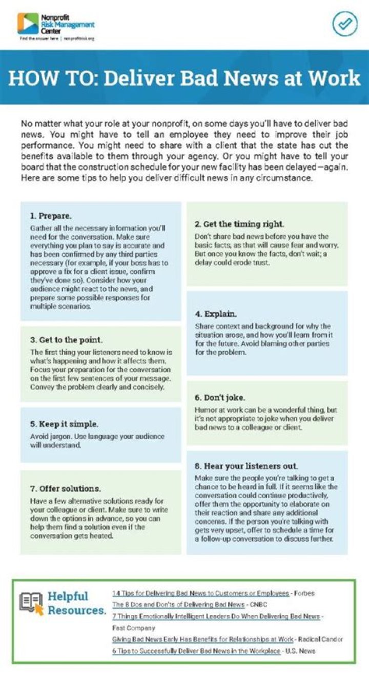 How do you send bad news to a customer via email