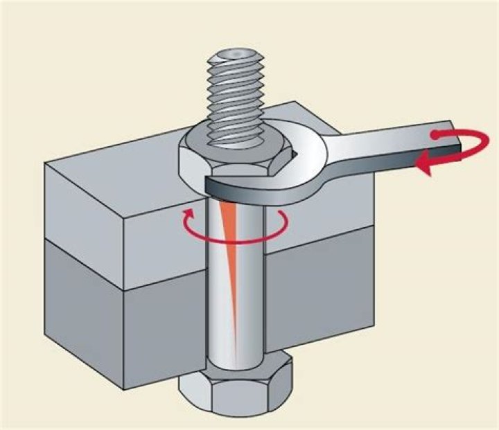How do you tighten a flange bolt