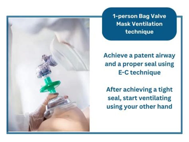 How do you use a bag valve mask ventilation