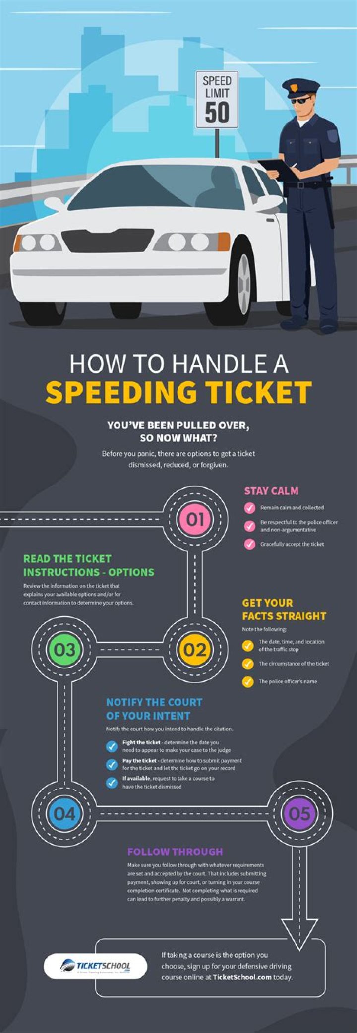 How long after a ticket can you do traffic school