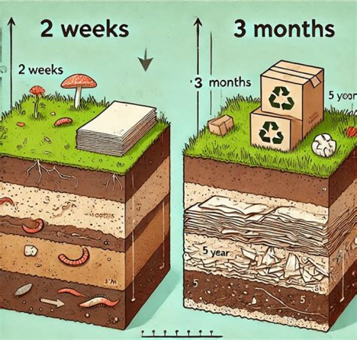 How long does wax paper take to decompose