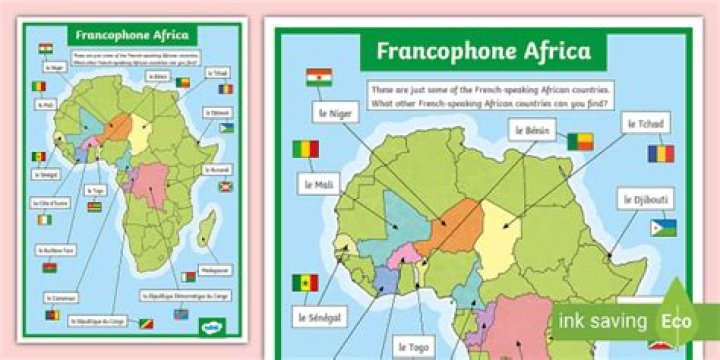 How many African countries are francophone