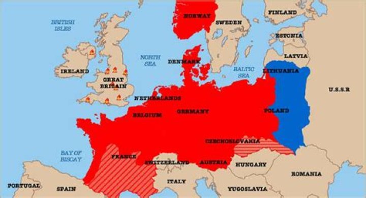How many countries did Germany take over