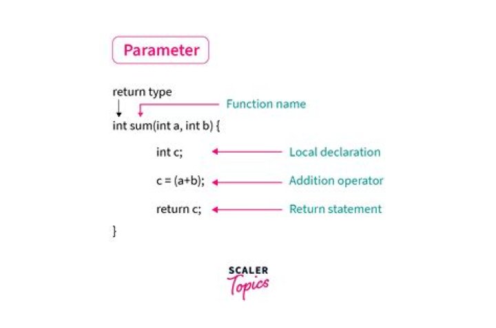 How many types of parameters are there in C