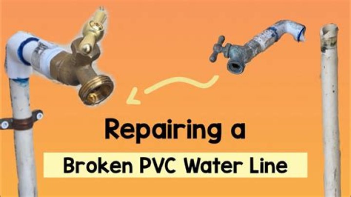 How much does it cost to fix a broken water line