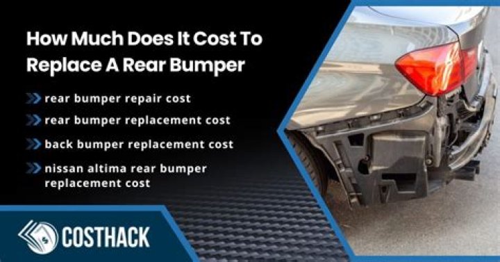 How much does it cost to replace a bumper on a Nissan Sentra
