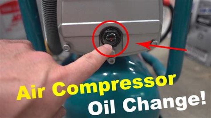 How often should you change air compressor oil