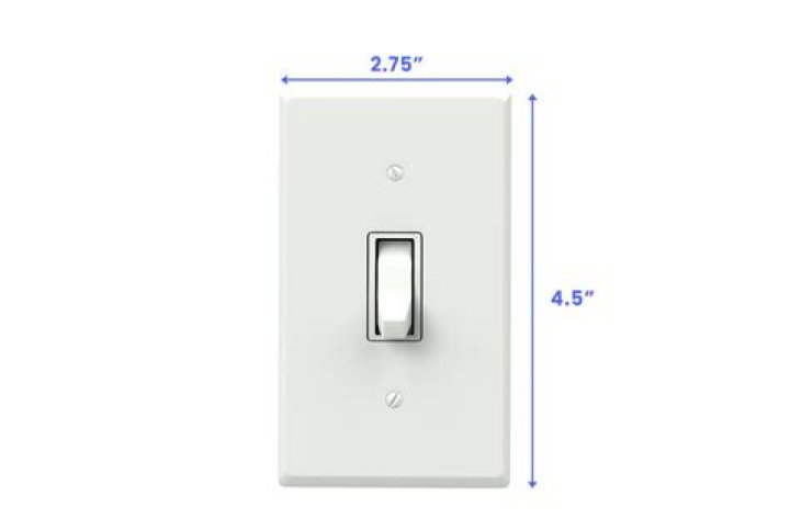 How tall is a light switch cover
