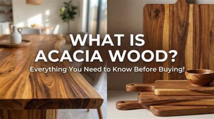 Is acacia wood heavy