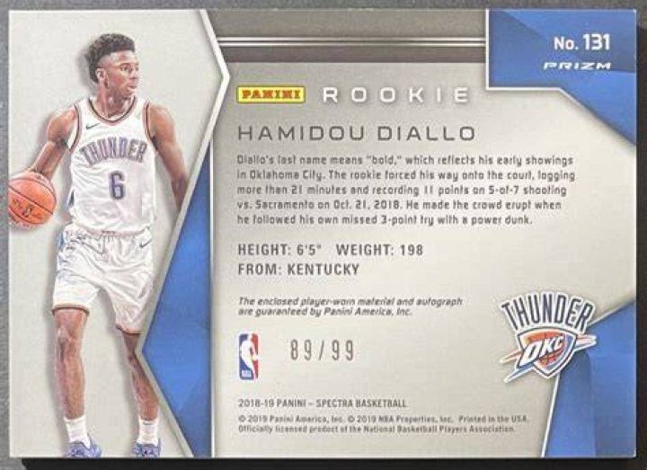 Is Hamidou Diallo a rookie